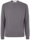 Filippo De Laurentiis Long Sleeves Round Neck In Gray