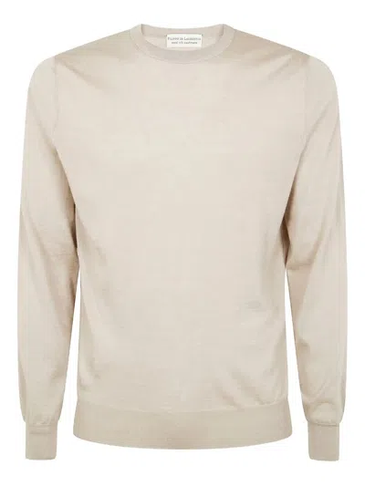 Filippo De Laurentiis Long Sleeves Round Neck Sweater By Filippo De La