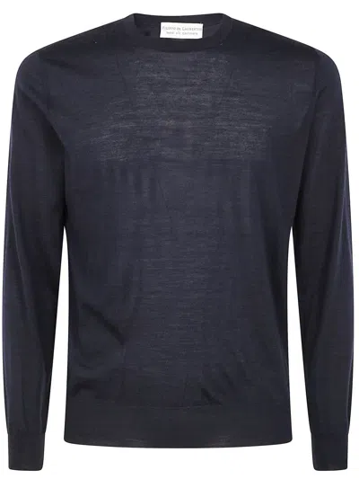 FILIPPO DE LAURENTIIS FILIPPO DE LAURENTIIS LONG SLEEVES ROUND NECK SWEATER CLOTHING