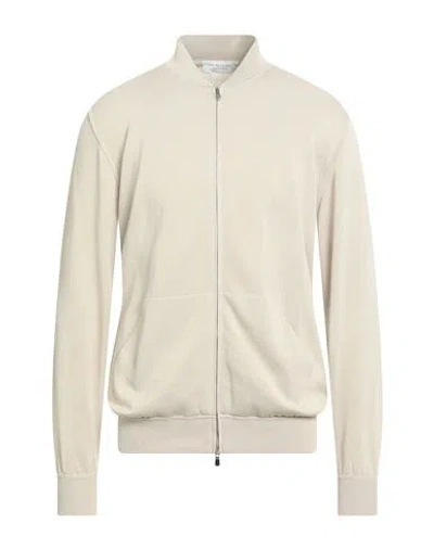 Filippo De Laurentiis Man Cardigan Beige Size 44 Cotton In White