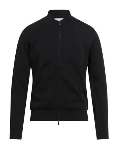 Filippo De Laurentiis Man Cardigan Black Size 36 Cotton