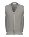 Filippo De Laurentiis Man Cardigan Grey Size 40 Cotton
