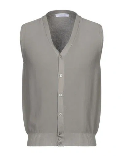 Filippo De Laurentiis Man Cardigan Grey Size 40 Cotton In Grey