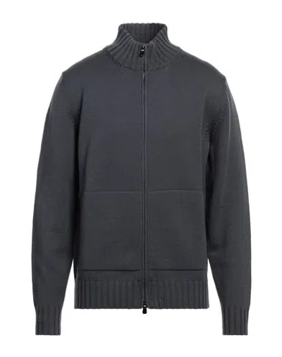 Filippo De Laurentiis Man Cardigan Lead Size 42 Merino Wool