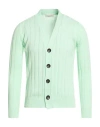Filippo De Laurentiis Man Cardigan Light Green Size 40 Cotton In Green