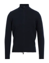 Filippo De Laurentiis Man Cardigan Midnight Blue Size 36 Merino Wool, Cashmere