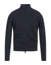 Filippo De Laurentiis Man Cardigan Navy Size 40 Merino Wool, Cashmere
