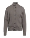 Filippo De Laurentiis Man Cardigan Sage Green Size 42 Merino Wool