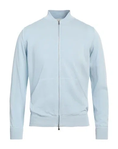 Filippo De Laurentiis Man Cardigan Sky Blue Size 42 Cotton