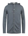 Filippo De Laurentiis Man Cardigan Slate Blue Size 40 Merino Wool In Blue