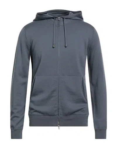 Filippo De Laurentiis Man Cardigan Slate Blue Size 40 Merino Wool