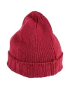 FILIPPO DE LAURENTIIS FILIPPO DE LAURENTIIS MAN HAT GARNET SIZE ONESIZE MERINO WOOL