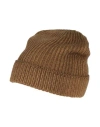 Filippo De Laurentiis Man Hat Khaki Size Onesize Merino Wool In Beige