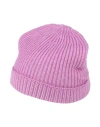 Filippo De Laurentiis Man Hat Mauve Size Onesize Merino Wool