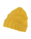 Filippo De Laurentiis Man Hat Ocher Size Onesize Merino Wool In Yellow