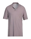 Filippo De Laurentiis Man Polo Shirt Antique Rose Size 42 Cotton In Pink