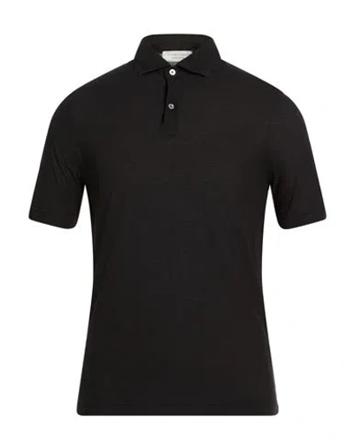 Filippo De Laurentiis Man Polo Shirt Black Size 38 Cotton