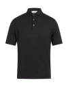 Filippo De Laurentiis Man Polo Shirt Black Size 40 Cotton In Black