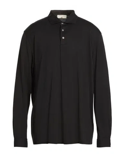 Filippo De Laurentiis Man Polo Shirt Black Size 50 Cotton