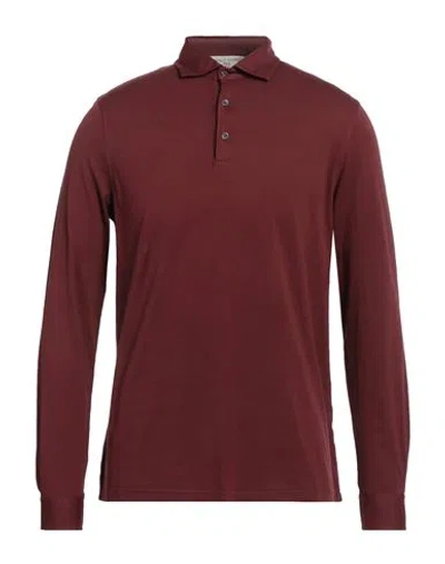 Filippo De Laurentiis Man Polo Shirt Brick Size 40 Cotton In Red