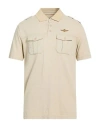 Filippo De Laurentiis Man Polo Shirt Cream Size 48 Cotton In Neutral