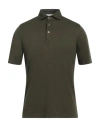 Filippo De Laurentiis Man Polo Shirt Dark Green Size 50 Cotton