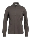 Filippo De Laurentiis Man Polo Shirt Khaki Size 40 Cotton In Beige