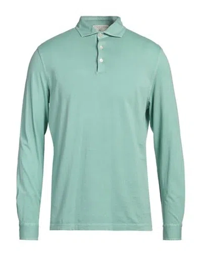 Filippo De Laurentiis Man Polo Shirt Light Green Size 42 Cotton In Green