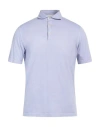 Filippo De Laurentiis Man Polo Shirt Lilac Size 38 Cotton In Purple