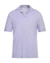 Filippo De Laurentiis Man Polo Shirt Lilac Size 42 Cotton In Purple