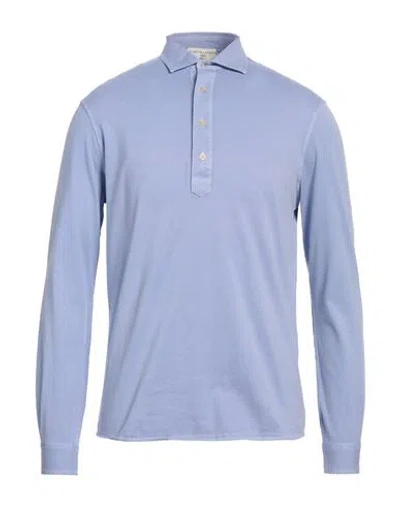 Filippo De Laurentiis Man Polo Shirt Lilac Size 42 Cotton In Purple