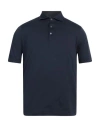 Filippo De Laurentiis Man Polo Shirt Midnight Blue Size 38 Cotton