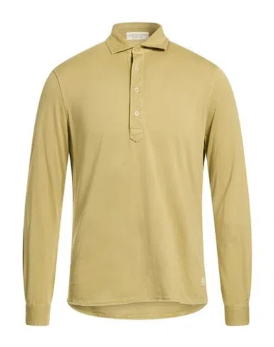 Filippo De Laurentiis Man Polo Shirt Mustard Size 40 Cotton In Multi