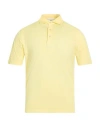 Filippo De Laurentiis Man Polo Shirt Pastel Yellow Size 46 Cotton In Multi