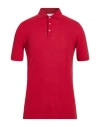 Filippo De Laurentiis Man Polo Shirt Red Size 38 Cotton In Red