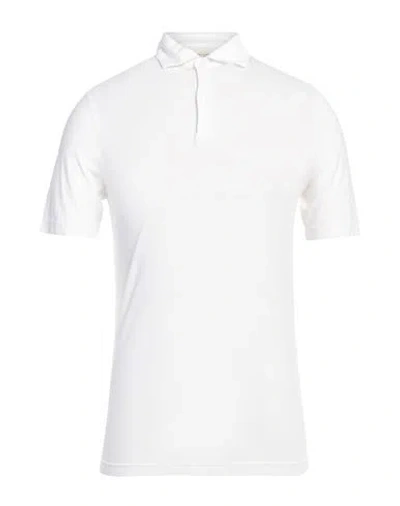 Filippo De Laurentiis Man Polo Shirt White Size 38 Cotton