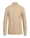 Filippo De Laurentiis Man Shirt Beige Size 40 Cotton
