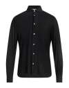 Filippo De Laurentiis Man Shirt Black Size 46 Cotton In Black