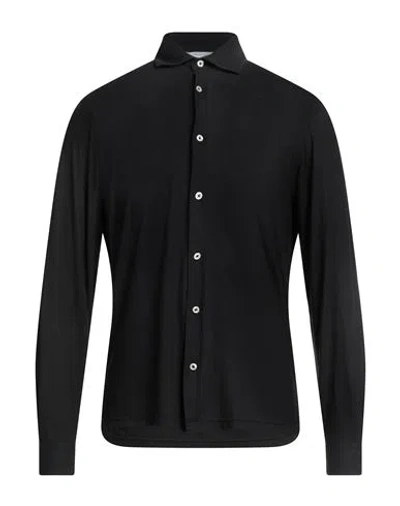 Filippo De Laurentiis Man Shirt Black Size 46 Cotton