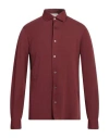 Filippo De Laurentiis Man Shirt Brick Size 40 Cotton In Red