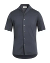 Filippo De Laurentiis Man Shirt Charcoal Size 38 Cotton In Gray