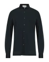 Filippo De Laurentiis Man Shirt Dark Green Size 42 Merino Wool
