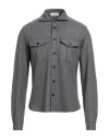 Filippo De Laurentiis Man Shirt Grey Size 42 Merino Wool