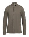 Filippo De Laurentiis Man Shirt Khaki Size 42 Cotton In Beige