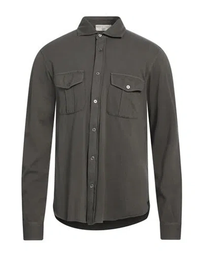 Filippo De Laurentiis Man Shirt Lead Size 40 Cotton In Grey