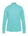 Filippo De Laurentiis Man Shirt Light Green Size 40 Cotton