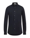 Filippo De Laurentiis Man Shirt Midnight Blue Size 42 Cotton