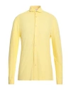 Filippo De Laurentiis Man Shirt Yellow Size 42 Cotton