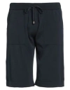 Filippo De Laurentiis Man Shorts & Bermuda Shorts Midnight Blue Size 36 Cotton