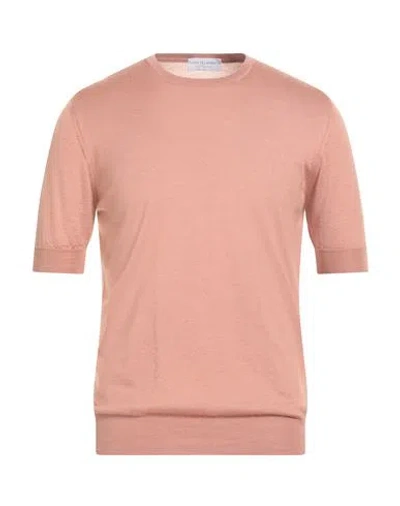 Filippo De Laurentiis Man Sweater Antique Rose Size 40 Cashmere, Silk